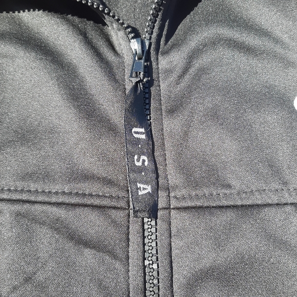 1980's Vintage USA Olympic Committee Member Black Track Jacket - Picture 5 of 5